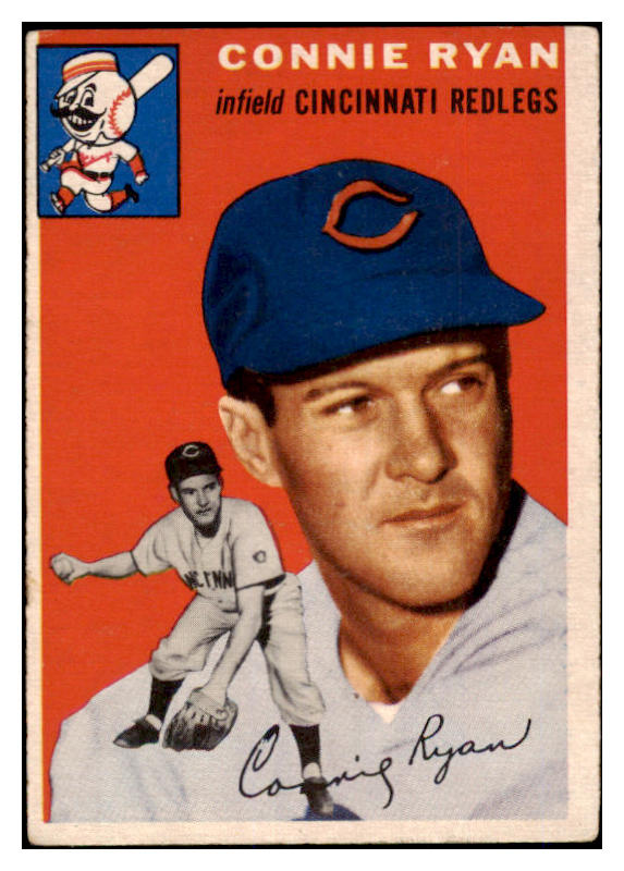 1954 Topps Baseball #136 Connie Ryan Reds VG-EX 528590