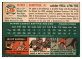 1954 Topps Baseball #149 Jim Robertson A's VG-EX 528594