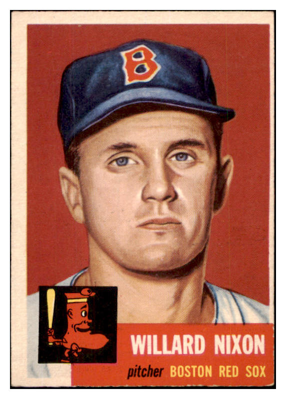 1953 Topps Baseball #030 Willard Nixon Red Sox EX-MT 528598