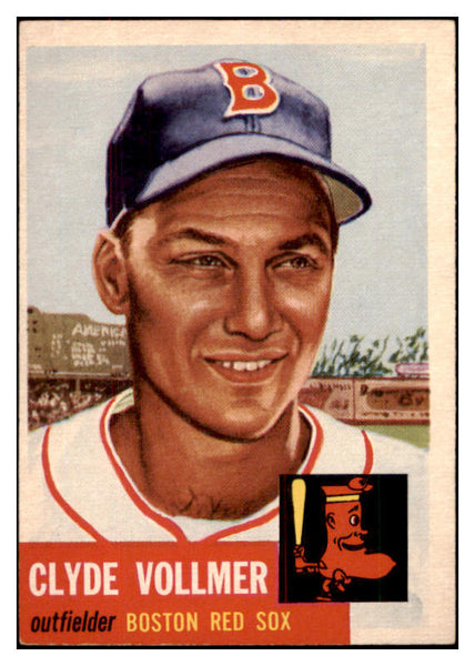 1953 Topps Baseball #032 Clyde Vollmer Red Sox EX-MT 528599
