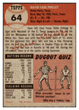 1953 Topps Baseball #064 Dave Philley A's EX-MT 528601