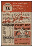 1953 Topps Baseball #088 Willie Jones Phillies EX-MT 528603