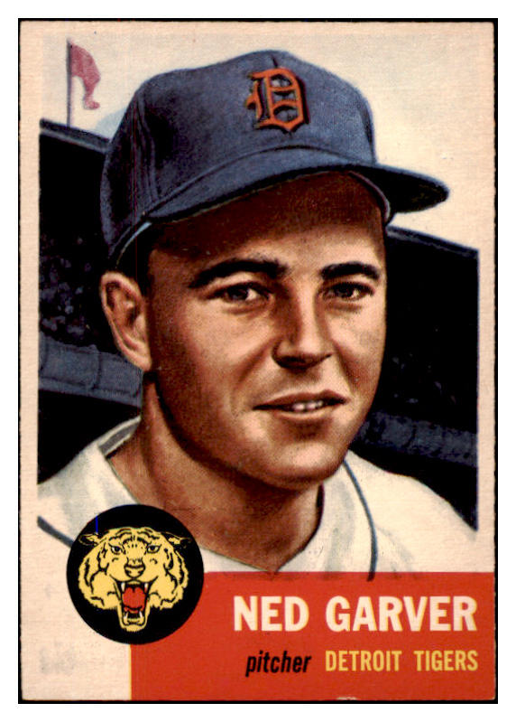 1953 Topps Baseball #112 Ned Garver Tigers EX-MT 528608