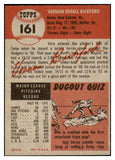 1953 Topps Baseball #161 Vern Bickford Braves EX-MT 528619