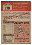1953 Topps Baseball #218 Les Fusselman Cardinals EX-MT 528625