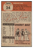 1953 Topps Baseball #024 Ferris Fain A's EX 528627