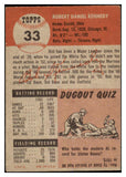 1953 Topps Baseball #033 Bob Kennedy Indians EX 528628