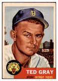 1953 Topps Baseball #052 Ted Gray Tigers EX 528632