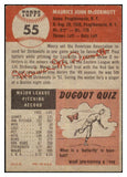 1953 Topps Baseball #055 Maury McDermott Red Sox EX 528633