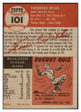 1953 Topps Baseball #101 Ted Wilks Indians EX 528638