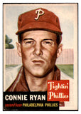 1953 Topps Baseball #102 Connie Ryan Phillies EX 528639