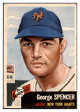 1953 Topps Baseball #115 George Spencer Giants EX 528642