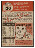 1953 Topps Baseball #120 Davey Williams Giants EX 528643