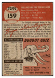 1953 Topps Baseball #159 Wayne Terwilliger Senators EX 528647