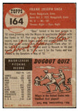 1953 Topps Baseball #164 Frank Shea Senators EX 528648