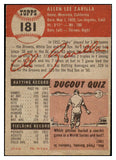 1953 Topps Baseball #181 Al Zarilla Red Sox EX 528649