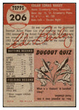 1953 Topps Baseball #206 Ed Bailey Reds EX 528651