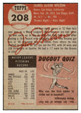1953 Topps Baseball #208 Jim Wilson Braves EX 528652