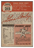 1953 Topps Baseball #215 Gene Conley Braves EX 528653