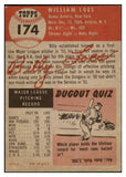 1953 Topps Baseball #174 Billy Loes Dodgers VG-EX 528668