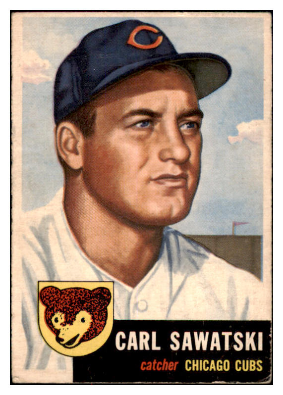 1953 Topps Baseball #202 Carl Sawatski Cubs VG-EX 528671