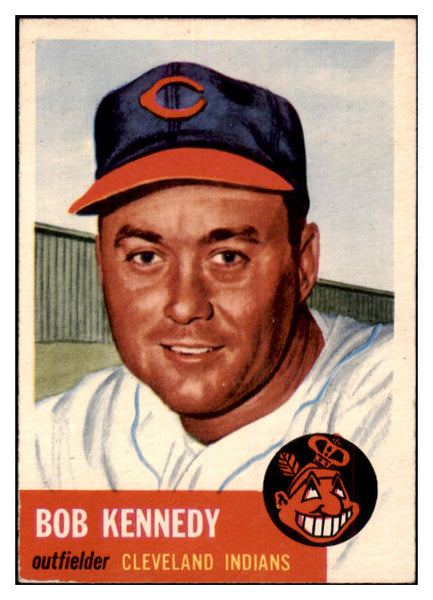 1953 Topps Baseball #033 Bob Kennedy Indians EX-MT 528674