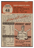 1953 Topps Baseball #048 Bob Del Greco Pirates EX-MT 528675