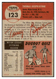 1953 Topps Baseball #123 Tommy Byrne White Sox EX-MT 528683