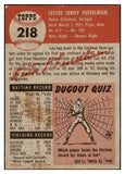 1953 Topps Baseball #218 Les Fusselman Cardinals VG-EX 528697