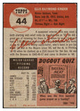 1953 Topps Baseball #044 Ellis Kinder Red Sox EX 528705