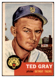1953 Topps Baseball #052 Ted Gray Tigers EX 528708