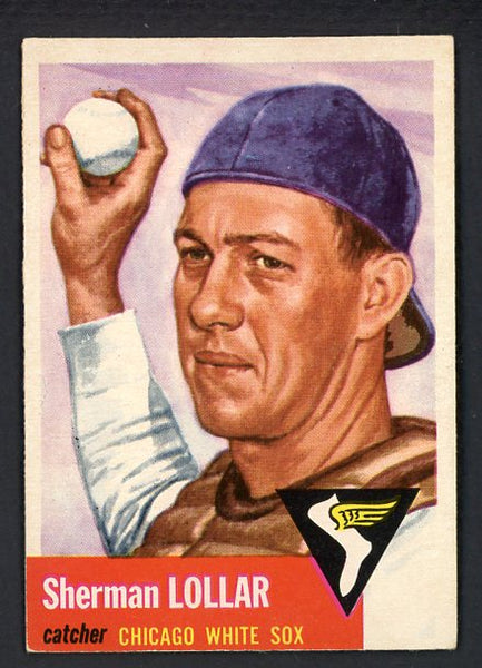 1953 Topps Baseball #053 Sherm Lollar White Sox EX 528709