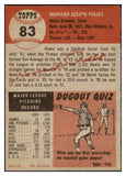 1953 Topps Baseball #083 Howie Pollet Pirates EX 528716
