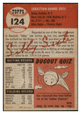 1953 Topps Baseball #124 Sibby Sisti Braves EX 528720