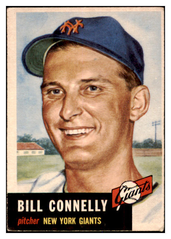 1953 Topps Baseball #126 Bill Connelly Giants EX 528721
