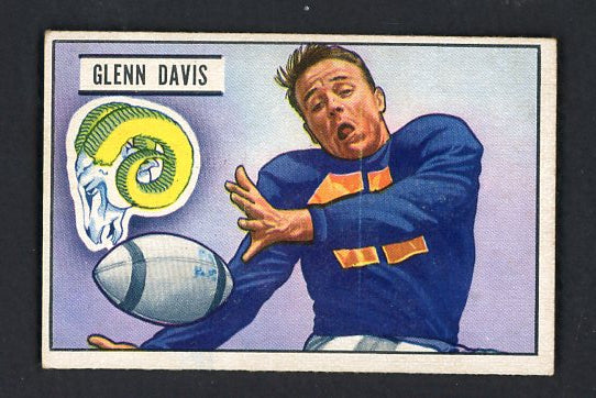 1951 Bowman Football #042 Glenn Davis Rams VG-EX/EX 528740
