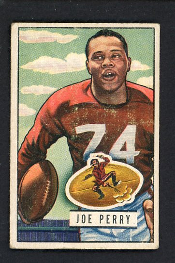 1951 Bowman Football #105 Joe Perry 49ers VG 528741