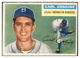 1956 Topps Baseball #233 Carl Erskine Dodgers EX-MT 528766