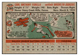 1956 Topps Baseball #190 Carl Furillo Dodgers EX-MT 528768