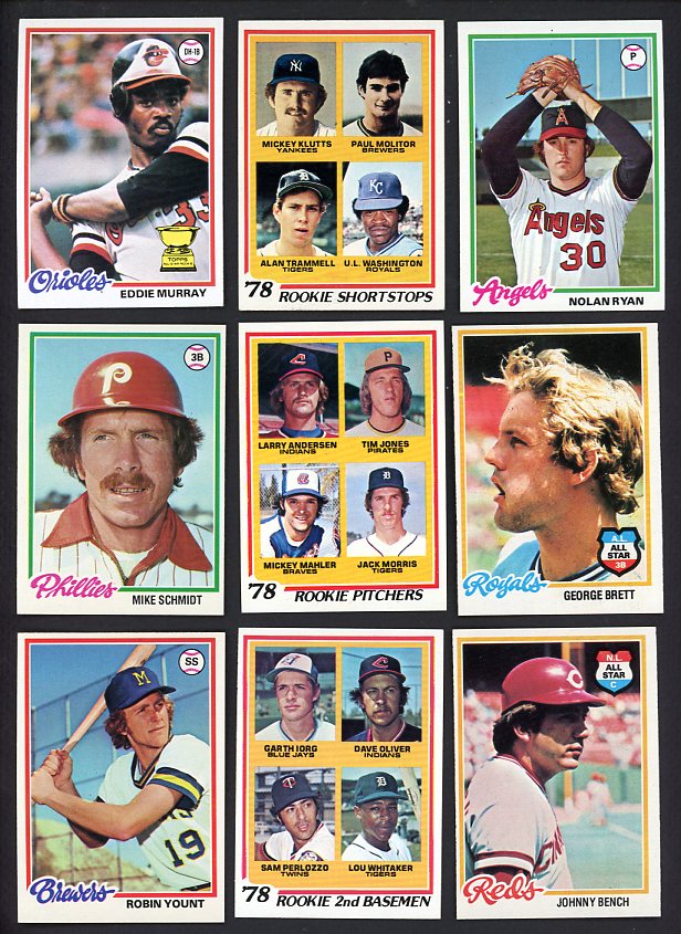 1978 Topps Baseball Complete Set EX-MT/NR-MT Murray Molitor 528779