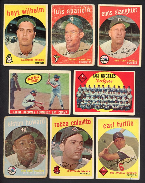 1959 Topps Set Lot 121 Diff Bargain Grade Colavito Wilhelm 528815