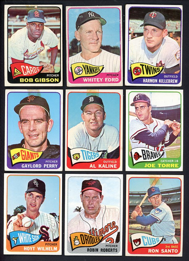 1965 Topps Set Lot 23 Diff Bargain Grade Killebrew Gibson 528817