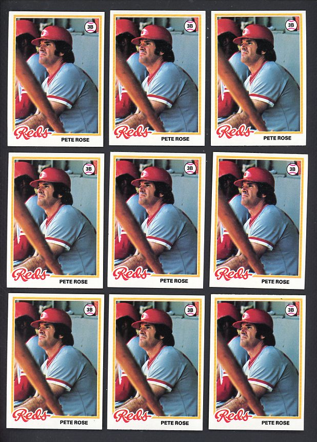1978 Topps #20 Pete Rose High Grade Investment Lot Of 56 528838