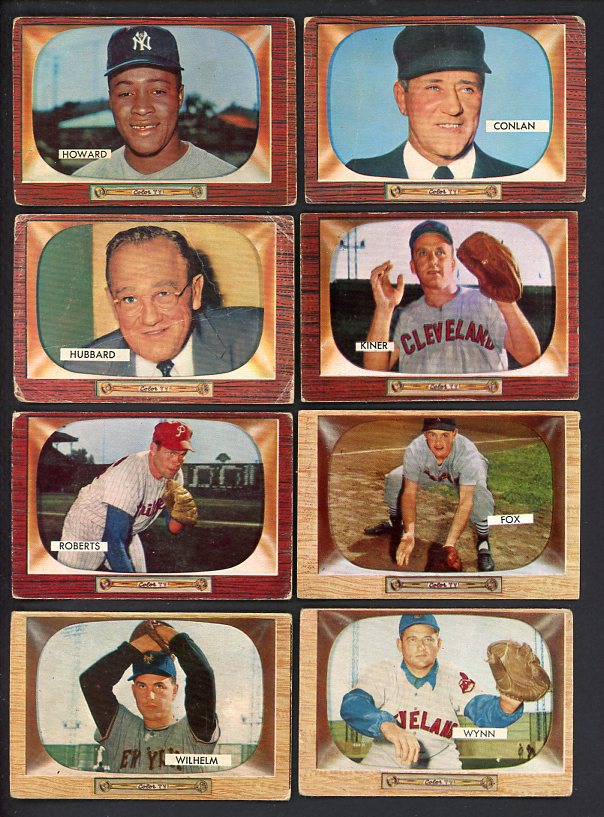 1955 Bowman Set Lot 27 Diff Bargain Grade Roberts Kiner Fox 528855