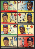 1955 Topps Set Lot 61 Diff Bargain Grade Spahn Irvin Skowron 528859