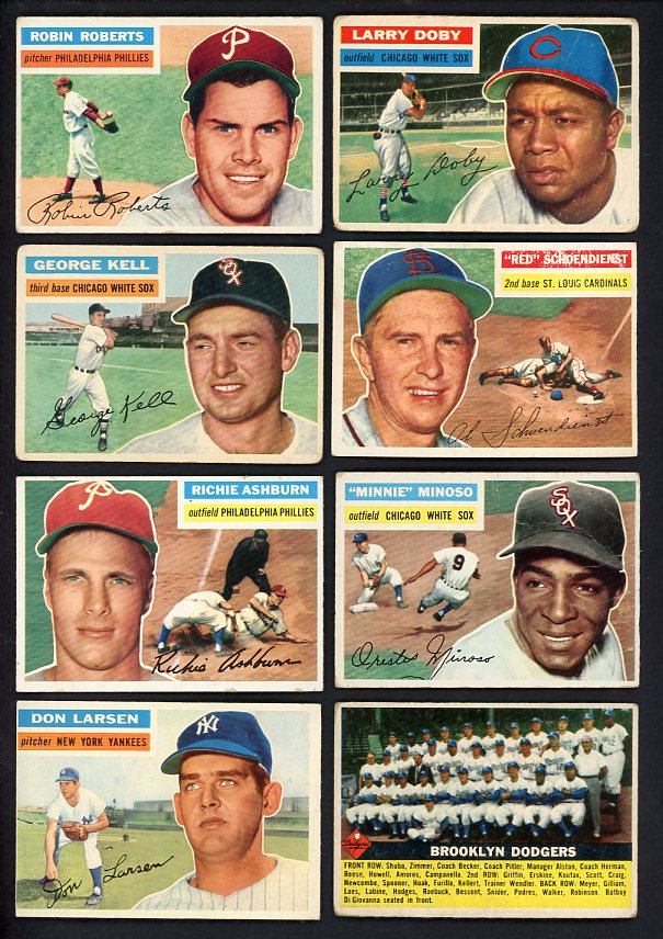 1956 Topps Set Lot 109 Diff Bargain Grade Doby Ashburn Roberts 528869