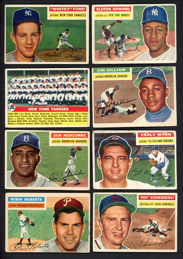 1956 Topps Set Lot 110 Diff Bargain Grade Ford Howard Fox 528871