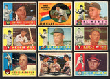 1960 Topps Set Lot 335 Diff Bargain Grade Killebrew Spahn Kaat 528885
