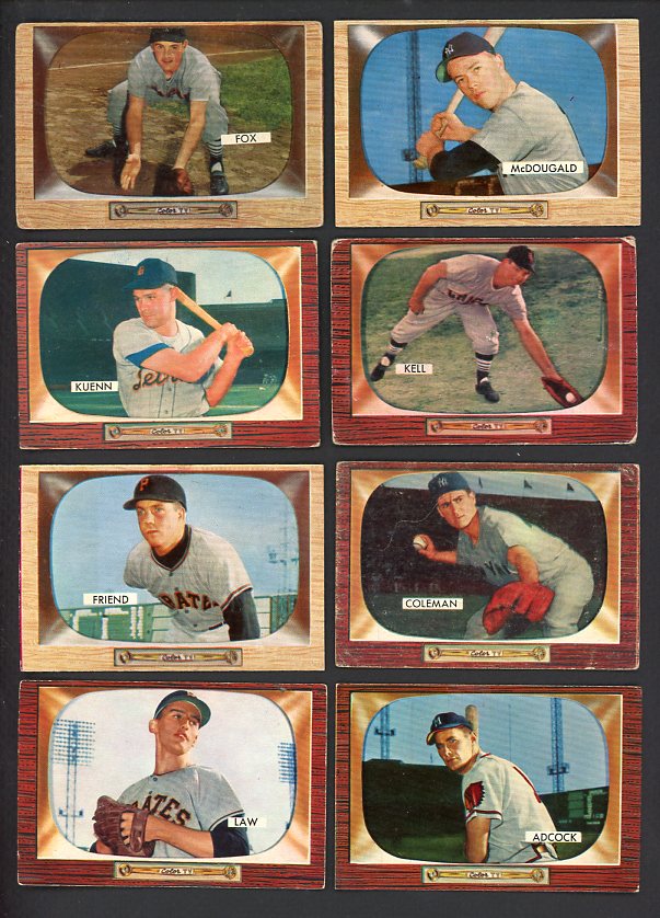 1955 Bowman Set Lot 61 Diff Bargain Grade Kell Fox McDougald 528891
