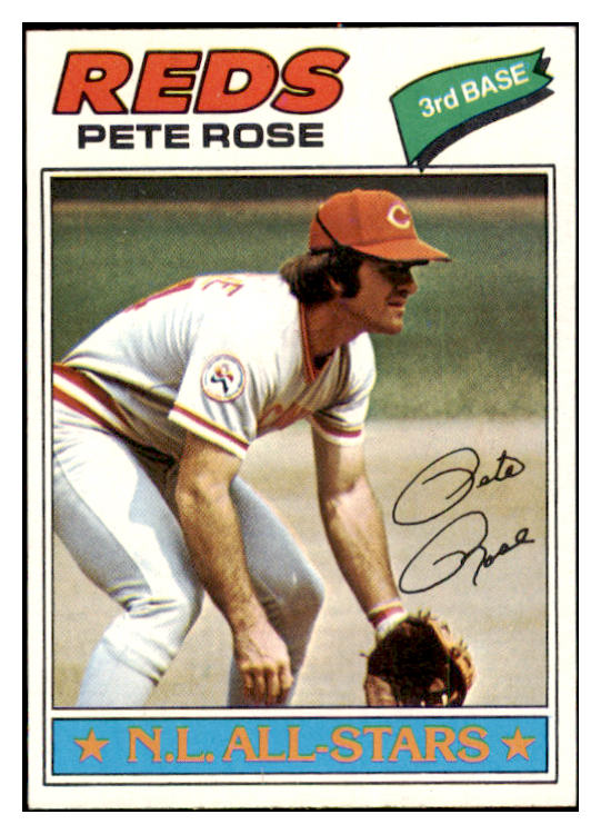 1977 Topps Baseball #450 Pete Rose Reds EX-MT 528900
